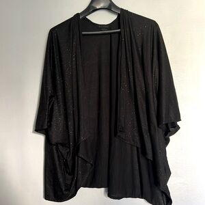 Steve Madden - Black Cardigan Wrap One Size Preowned oversized